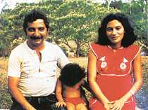 Chico Mendes mit Familie